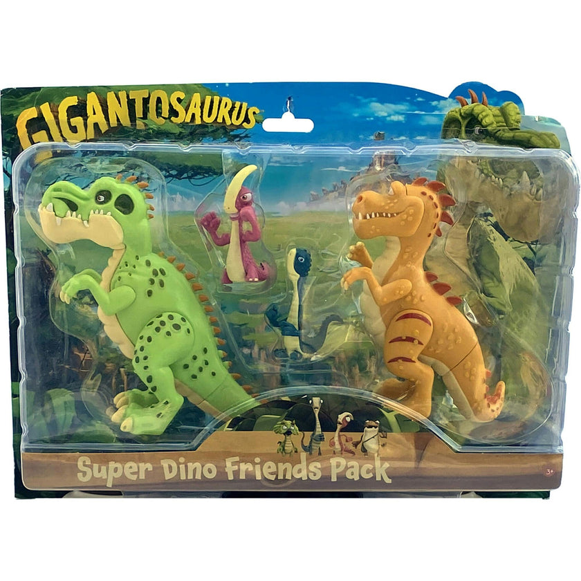 Gigantosaurus: Super Dino Friends Pack - 4 Pack - (5" Giganto