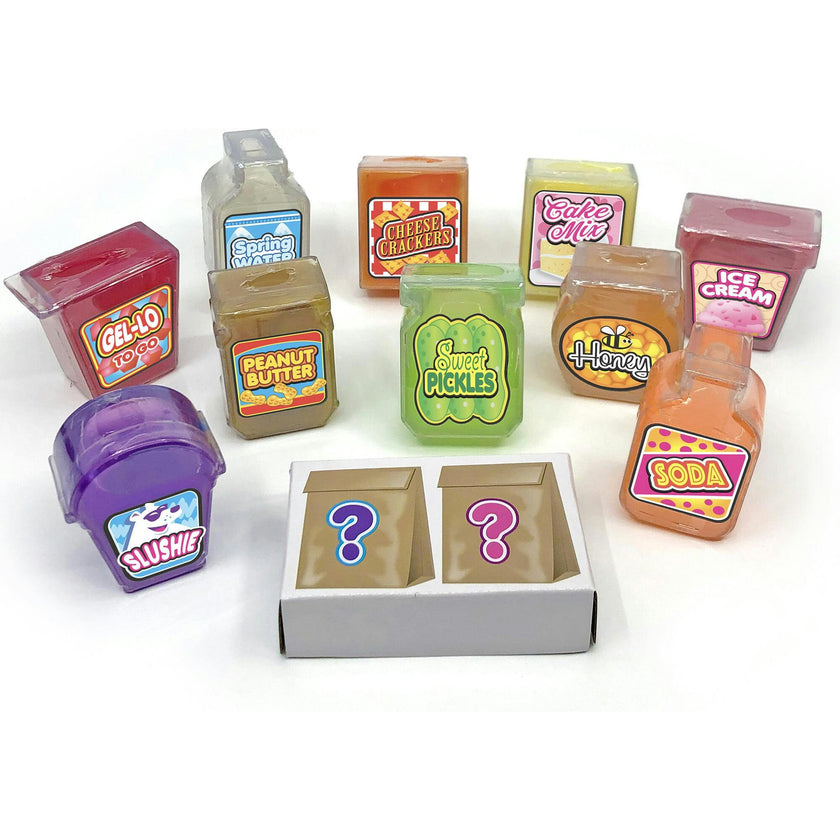 Cra-Z-Slimy: Mini Mania Slimy Food: Grocery Set #1