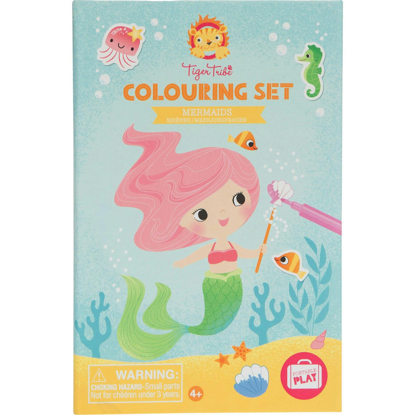 Tribe: Coloring Set - Mermaids Activity Set w/ Stickers