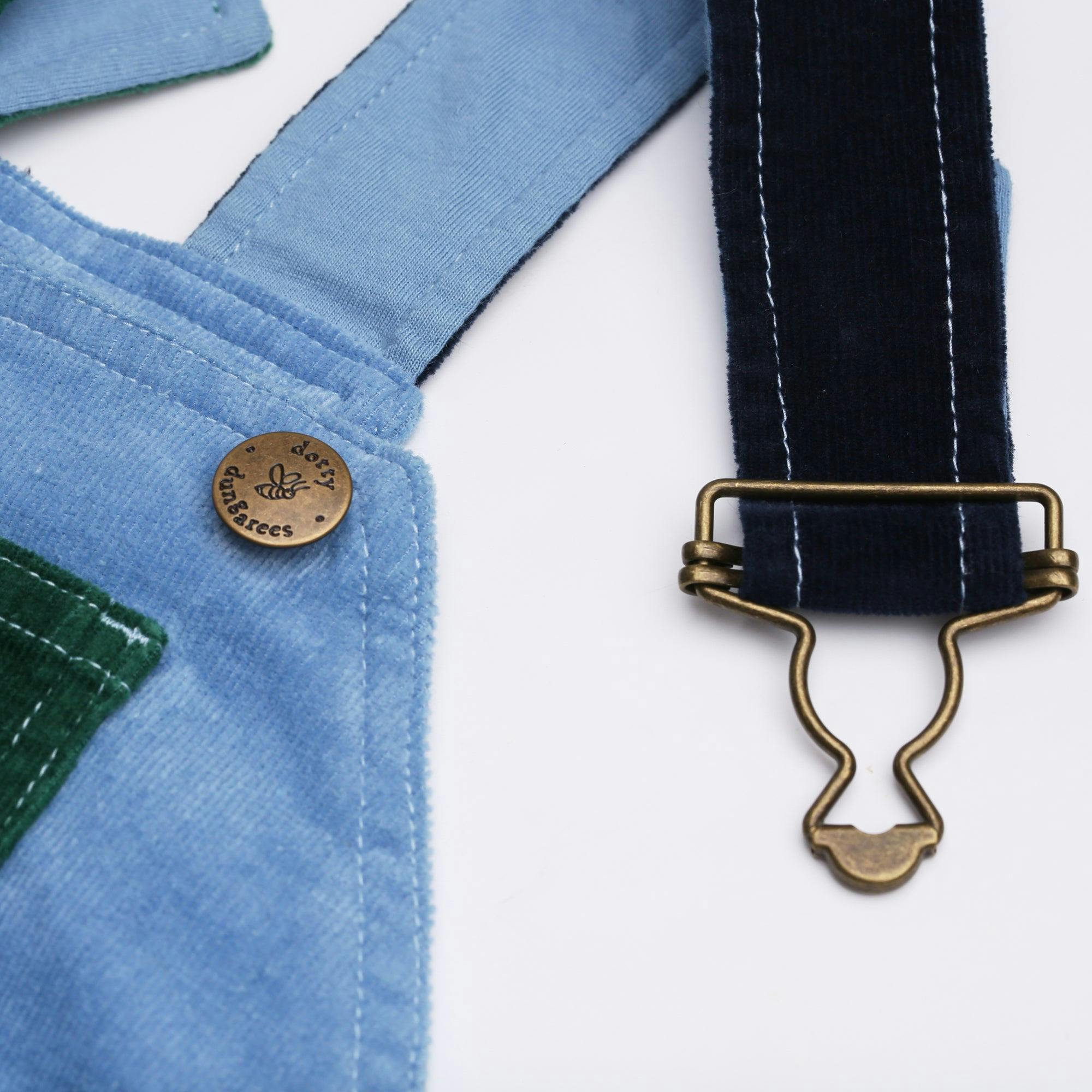 Blackthorn Patchwork Corduroy Overalls