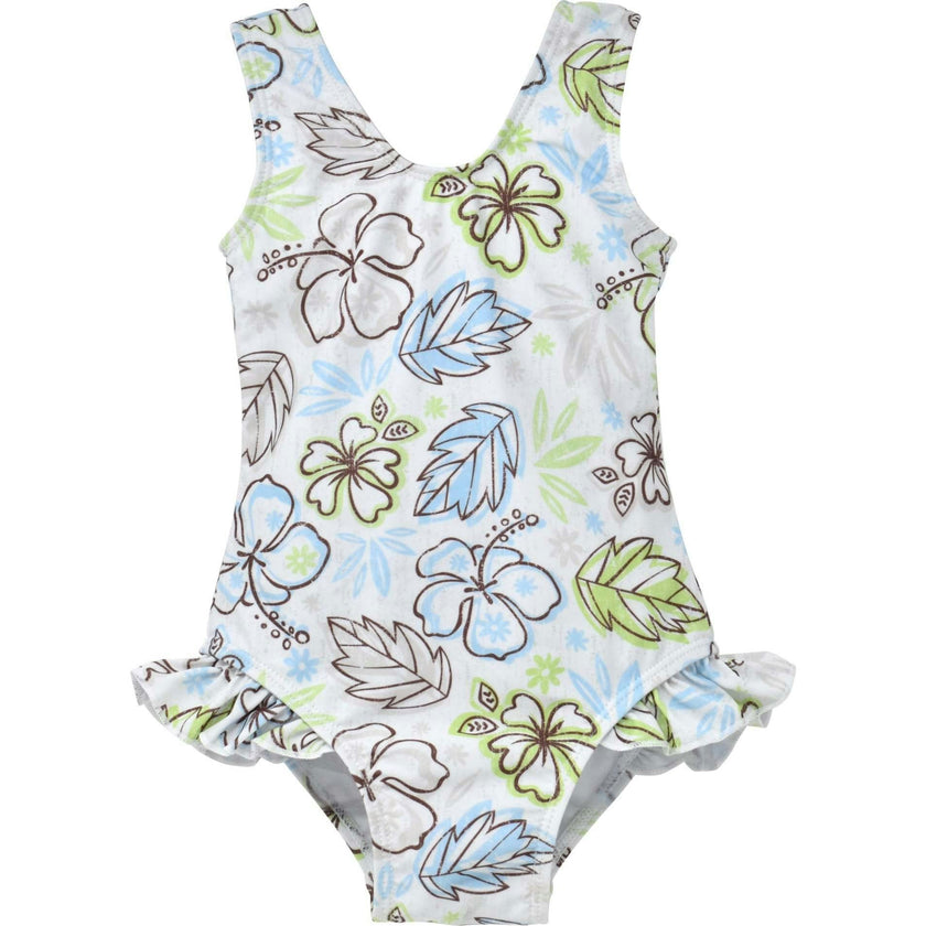 UPF 50+ Delaney Hip Ruffle Swimsuit
