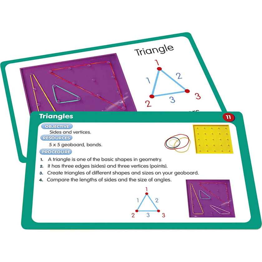 50 Geoboard Activities for Ages 4-6 Kindergarten Grade 2 Learning