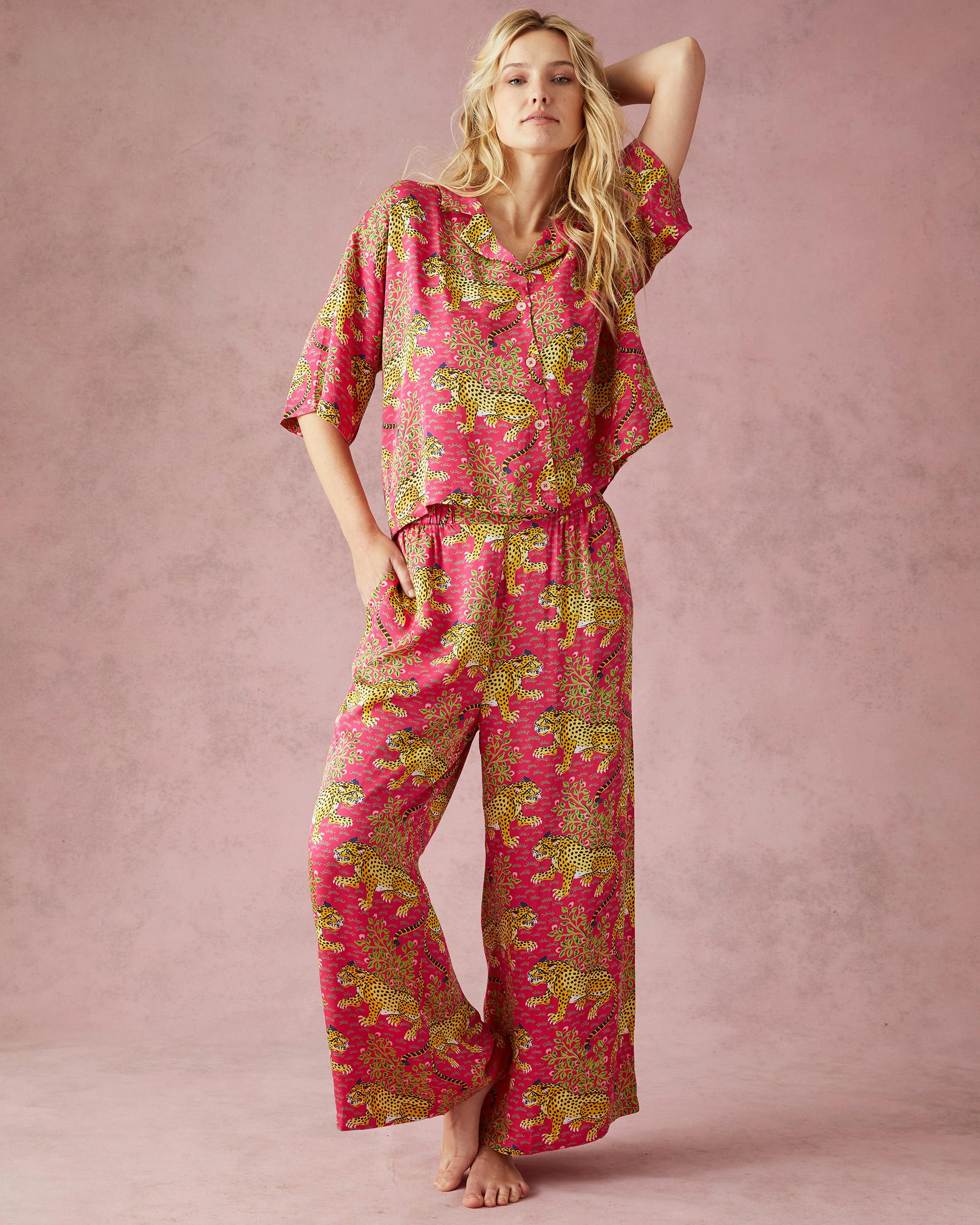 Bagheera - Eco Satin Wildest Dreams Set - Hot Pink