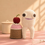 Sweet Tooth Gift Box 🦷 100% organic cotton crochet rattles