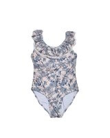Ruffle Neckline One Piece (Sundance Print)