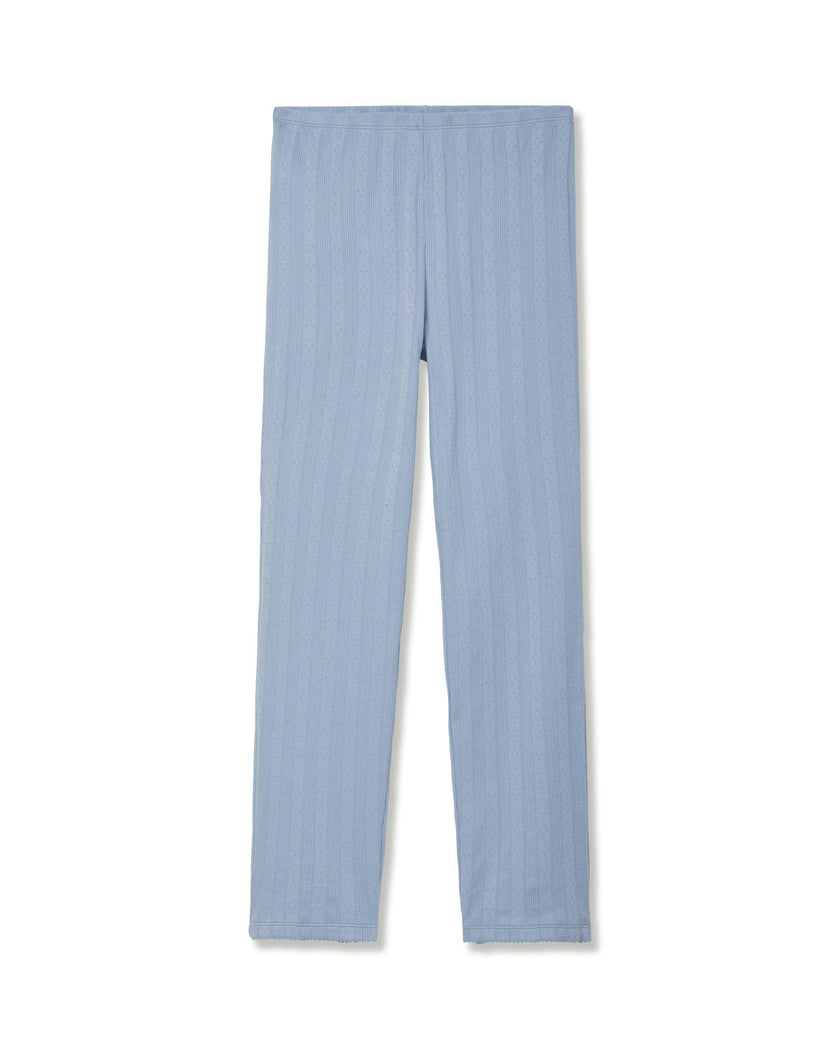 Women's Pointelle Pant in Periwinkle