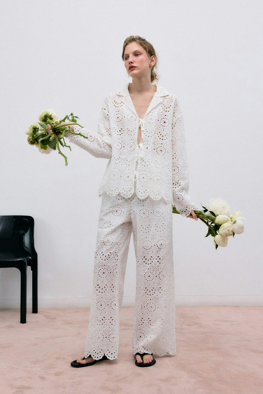 Jara Woman Pant Ecru