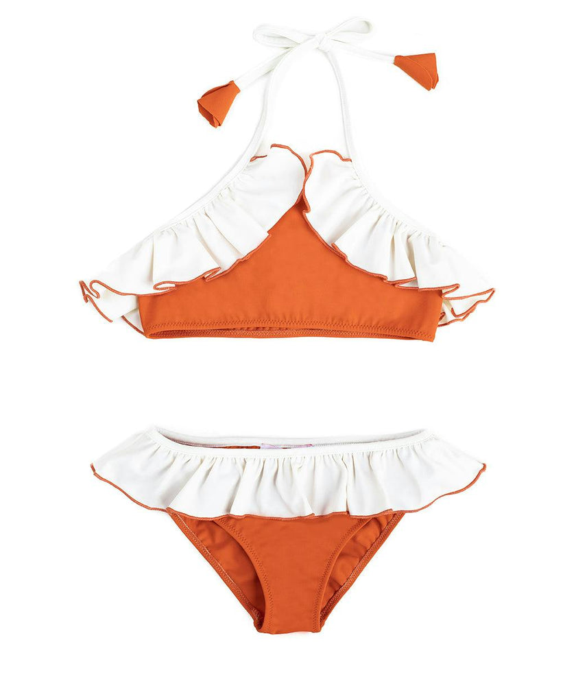 Leila Bikini in Cinnamon & Ivory