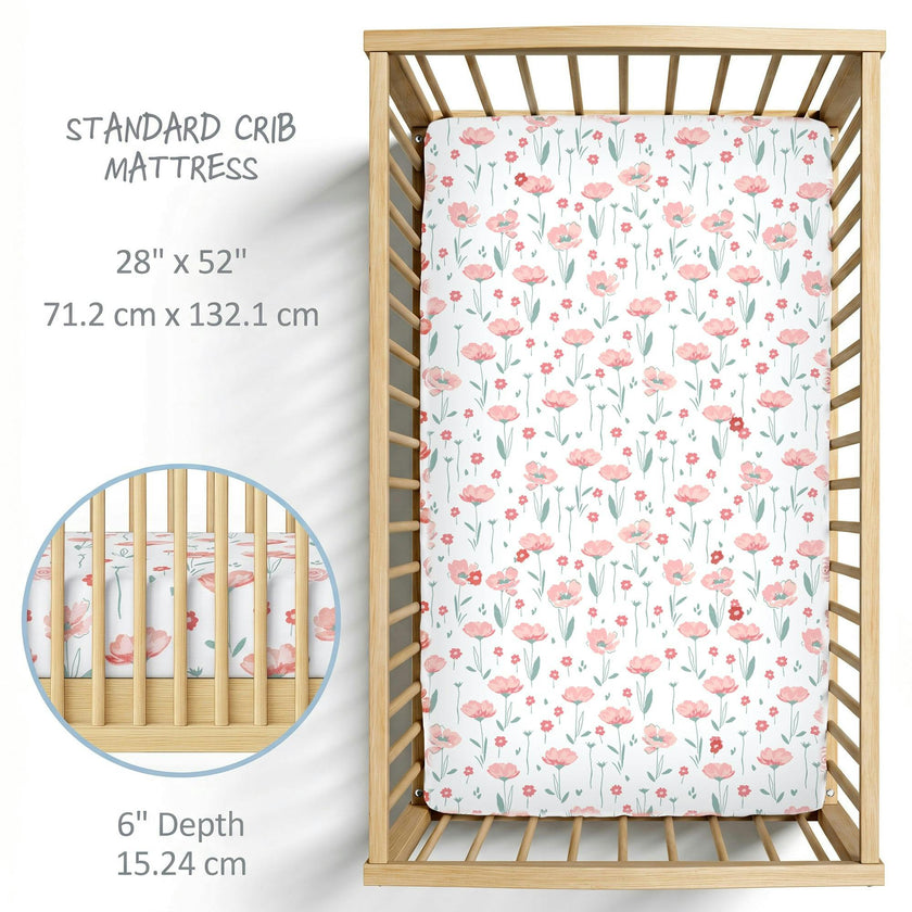 FRANKIE 2-Pack Fitted Crib Sheet