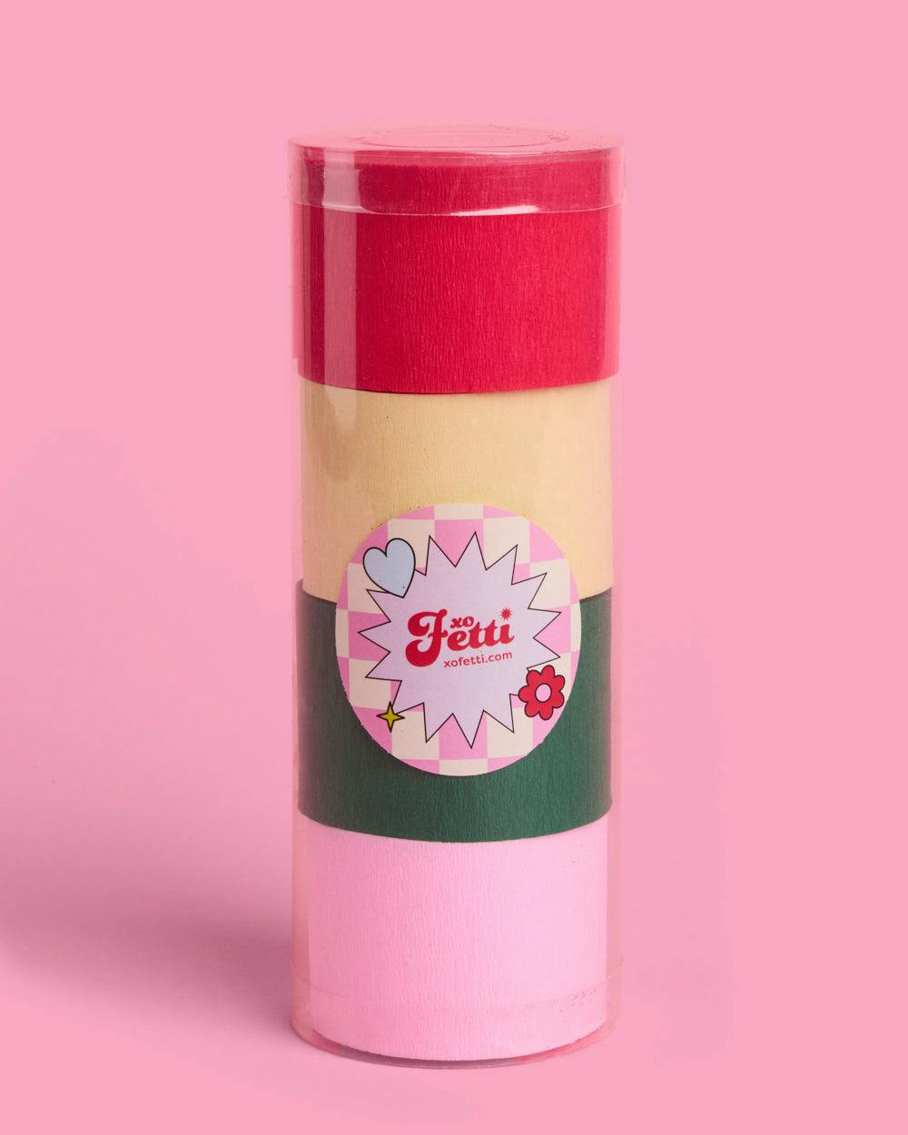 Camp Streamers - 4 colorful crepe rolls