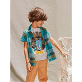 Mandrill Graphic Tee, Blue