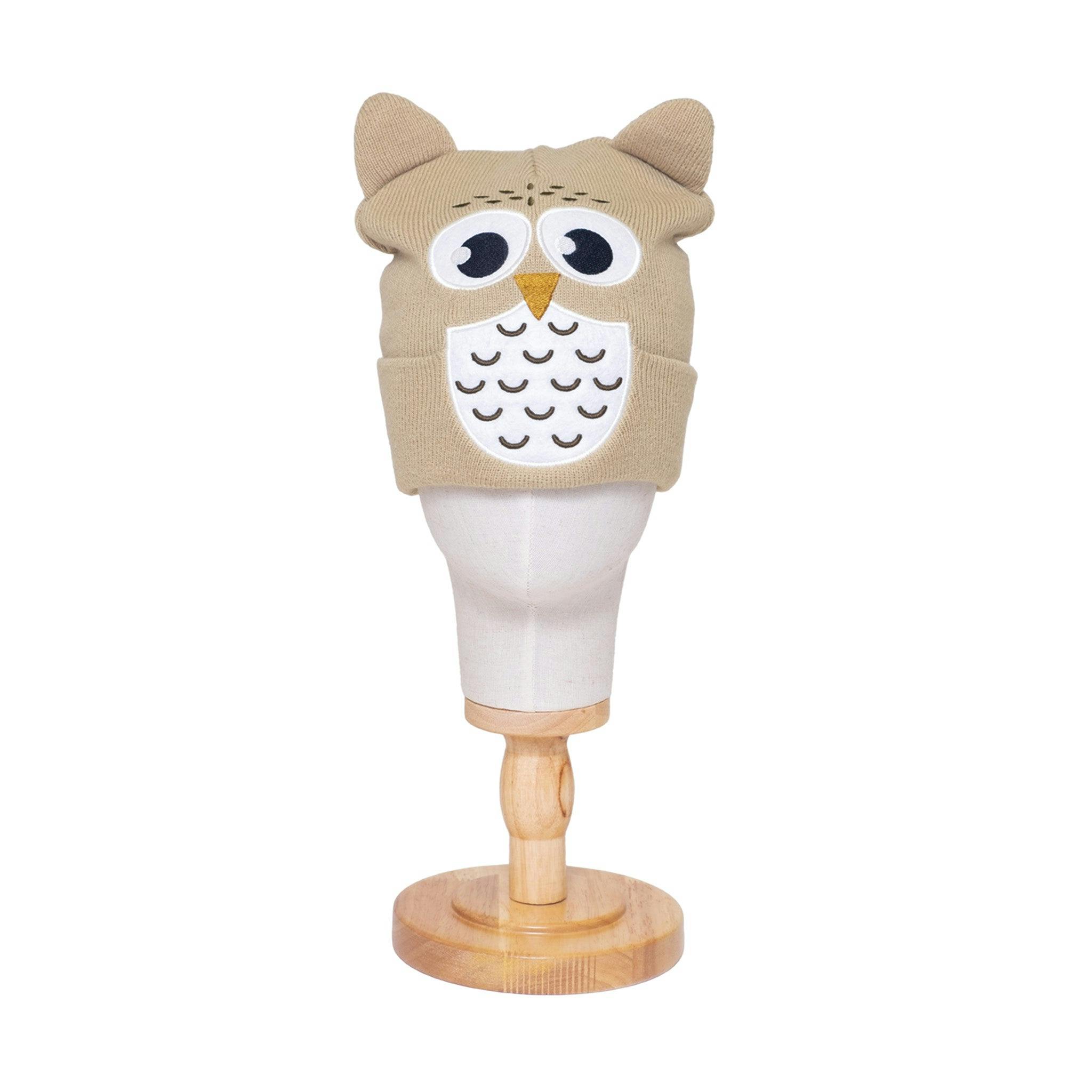 The Big Face Beanie – Owl