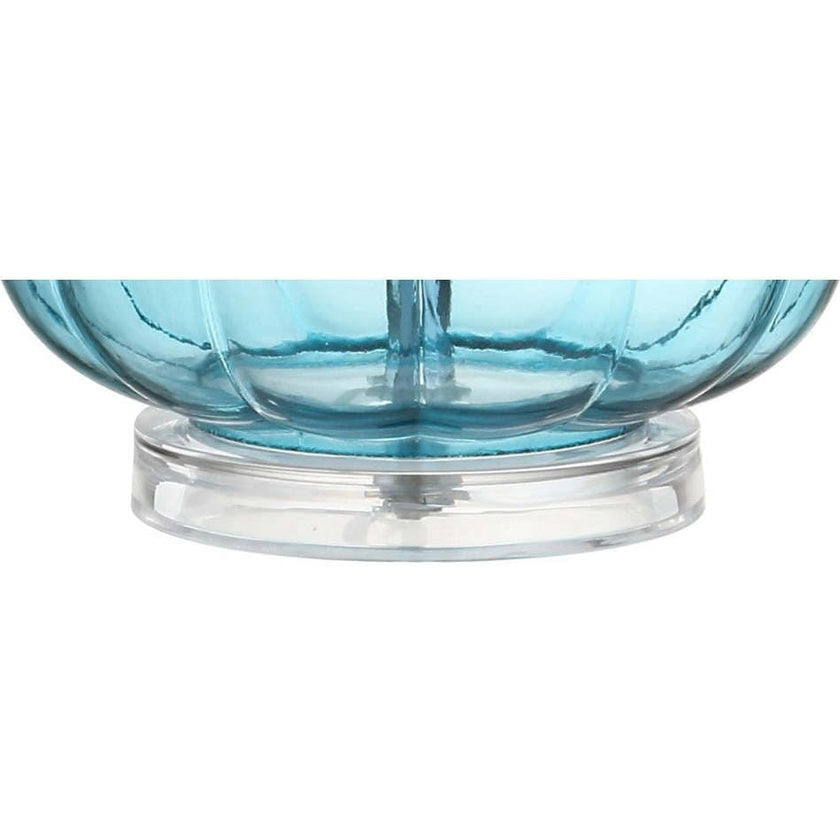 Bette 28.5" Glass Teardrop LED Table Lamp Set 2