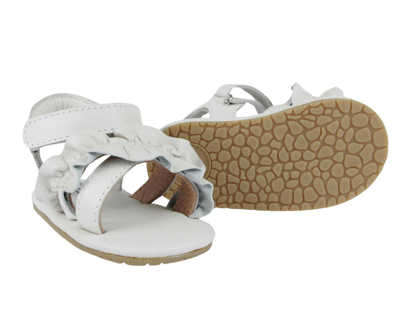 Miene Sandals | Off White Leather