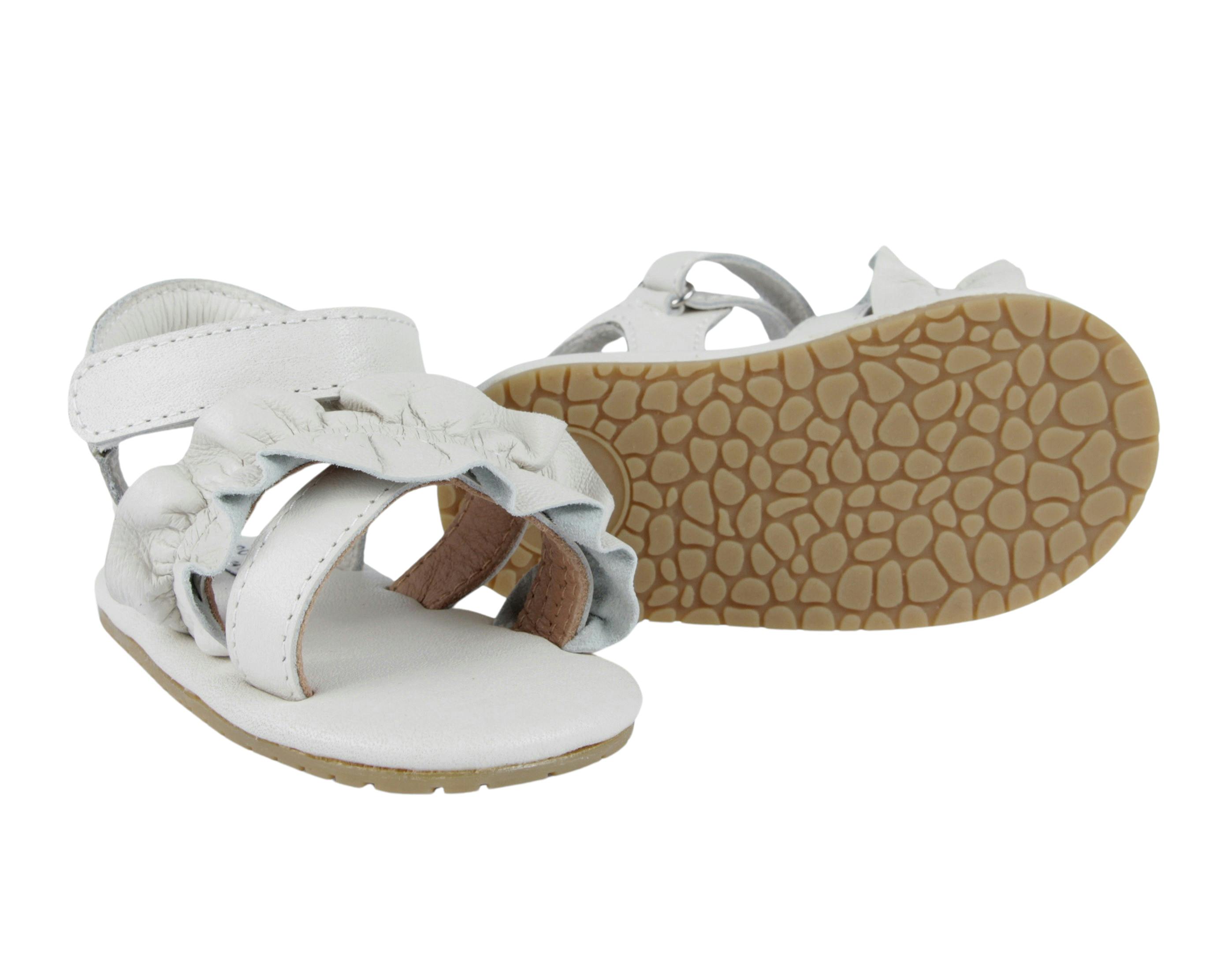 Miene Sandals | Off White Leather