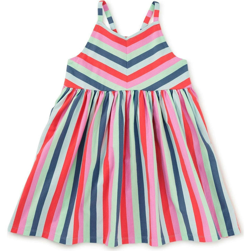 Racerback Twirl Dress, Red