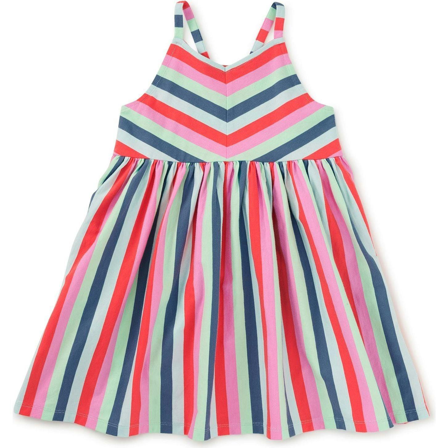 Racerback Twirl Dress, Red