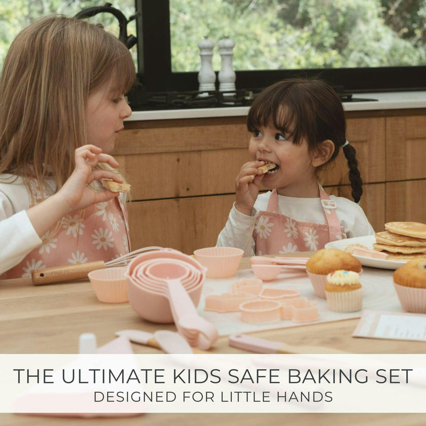 Kid Safe Cooking Tools - Kids Baking Set Gift for Girls
