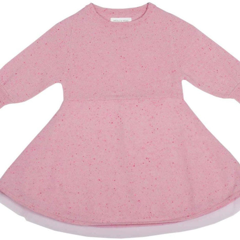 Candy Floss Swing Dress | 100% cashmere