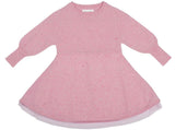 Candy Floss Swing Dress | 100% cashmere