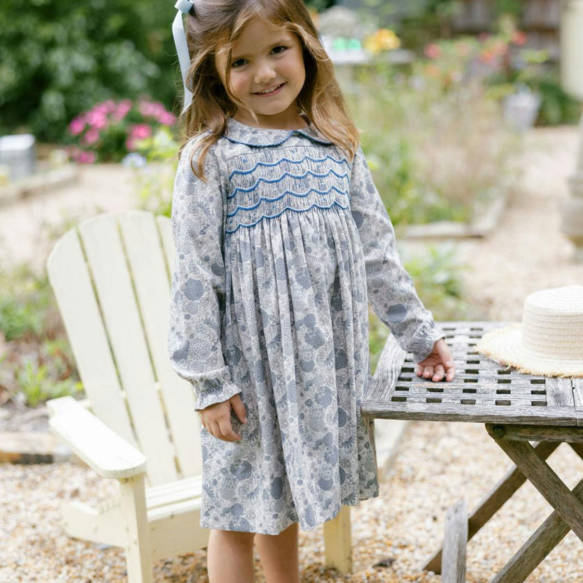 Clara Dress in Dahlia Daze