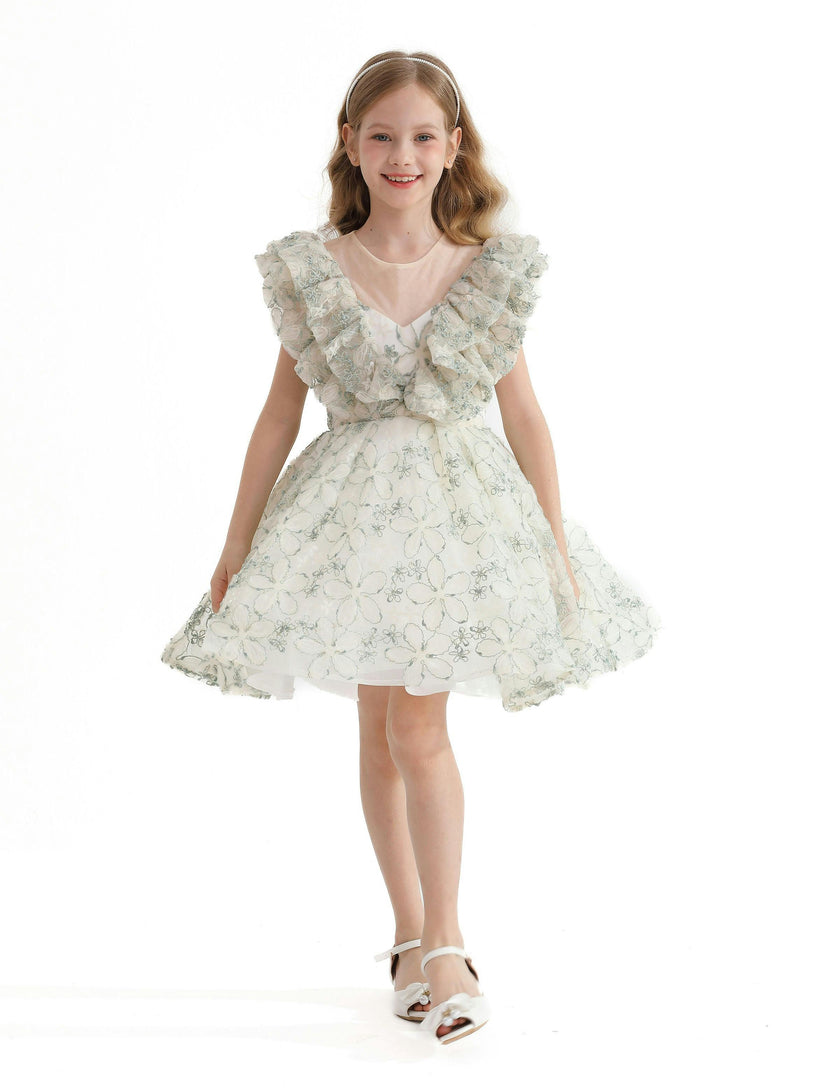 Green Floral Honeydale Dress