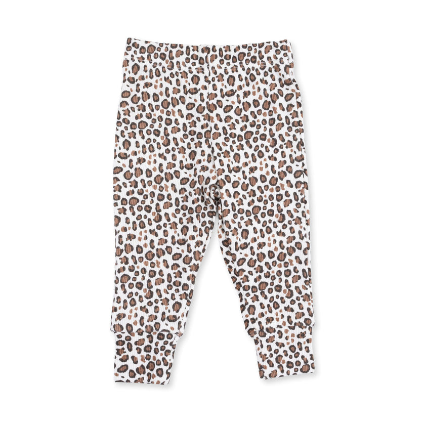 Leopard Rib - Legging
