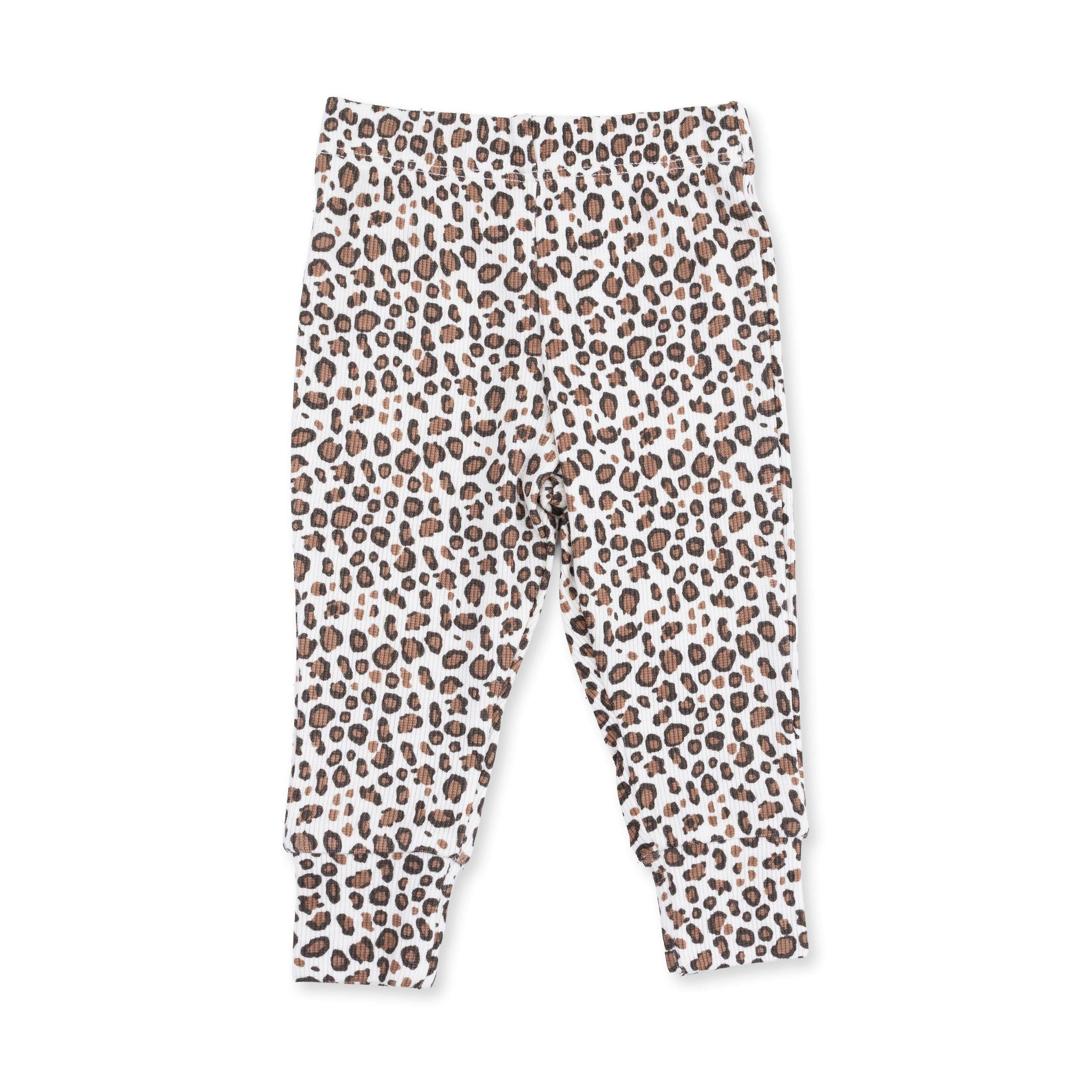 Leopard Rib - Legging