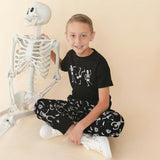 Glow In The Dark Silly Skelly Halloween Jogger