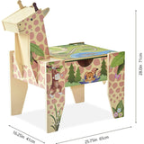 Jungle 2-in-1 Wooden Activity Table + 23Pc & 1 Car Included