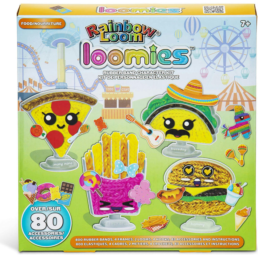 Rainbow Loom: Loomies Food Figurines - 4 Character Rubber Band Kit