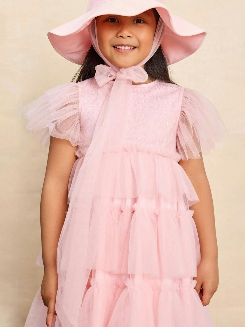 Pink Tulle Dress For Girls