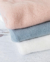 Cashmere Baby Blanket in Indigo