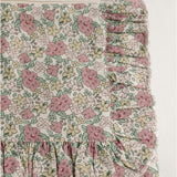 Betsy Ann Timeless Floral Ruffle Zipper Pouch