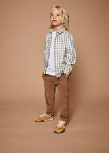 The Light Grey Checked Flannel Shirt