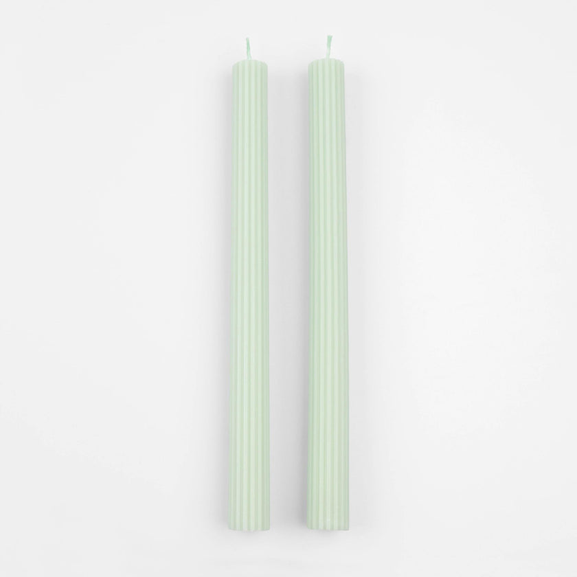 Sea Foam Green Table Candles