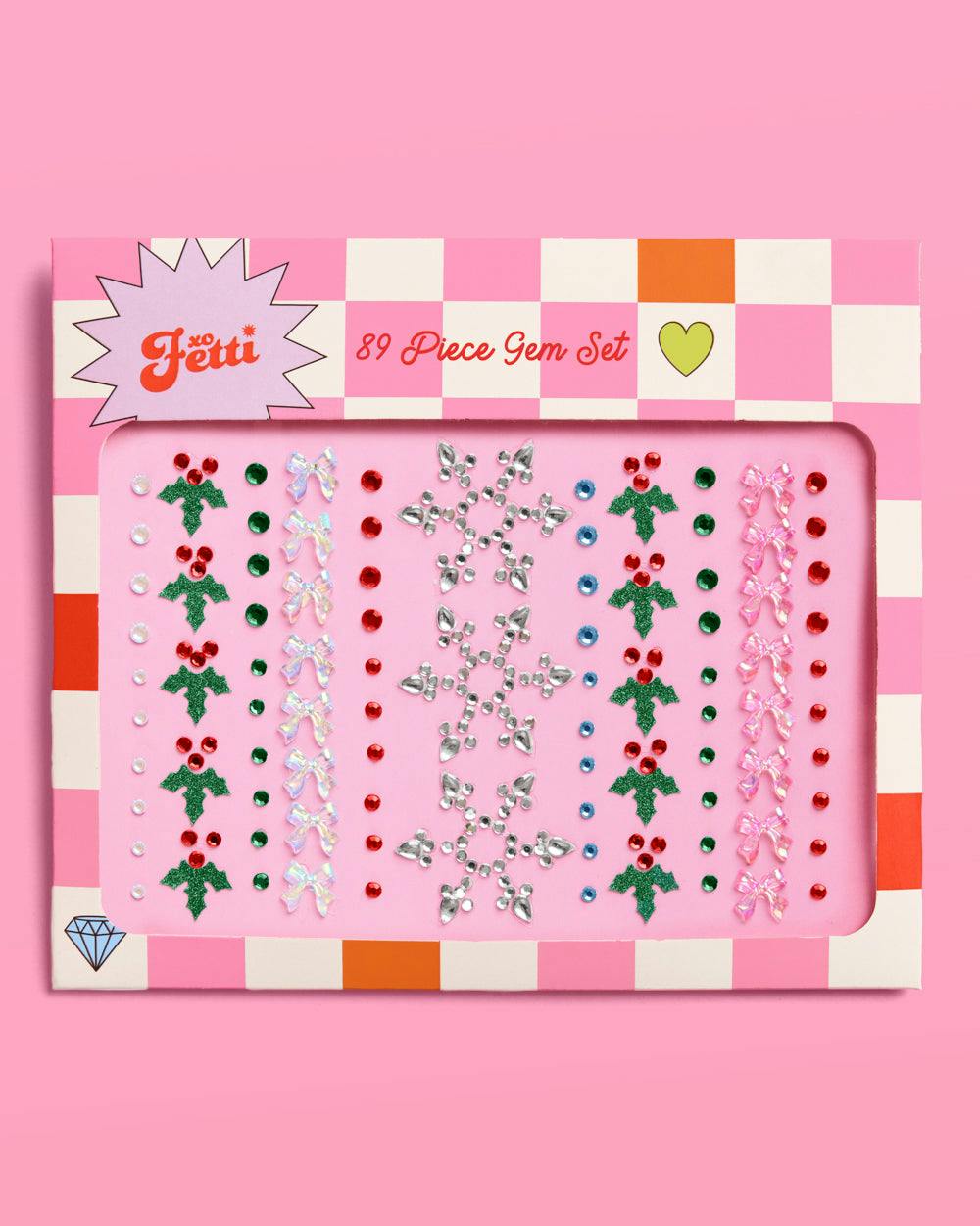 Merry & Bright Gem Set - 89 adhesive face gems