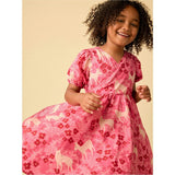 Tie Wrap Neck Dress, Multi
