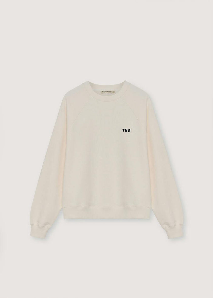 TNS Logo Men Sweatshirt  Ecru