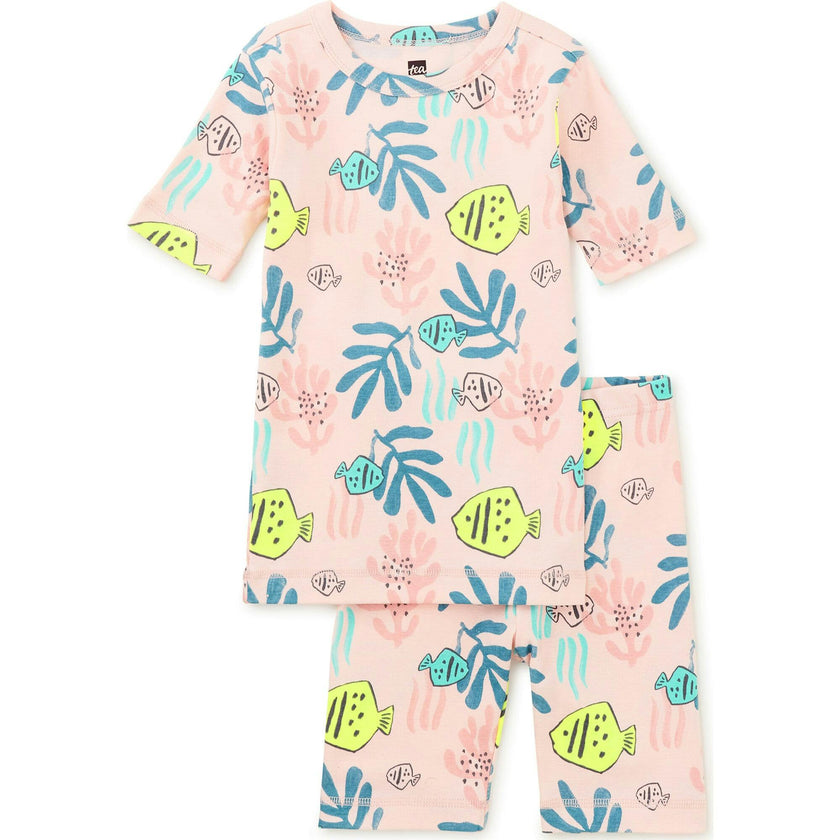 In Your Dreams Above-Knee Short Pajama Set, Multi