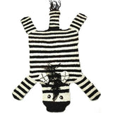 Organic Wool Play Mat + Nursery Rug  | Zebra