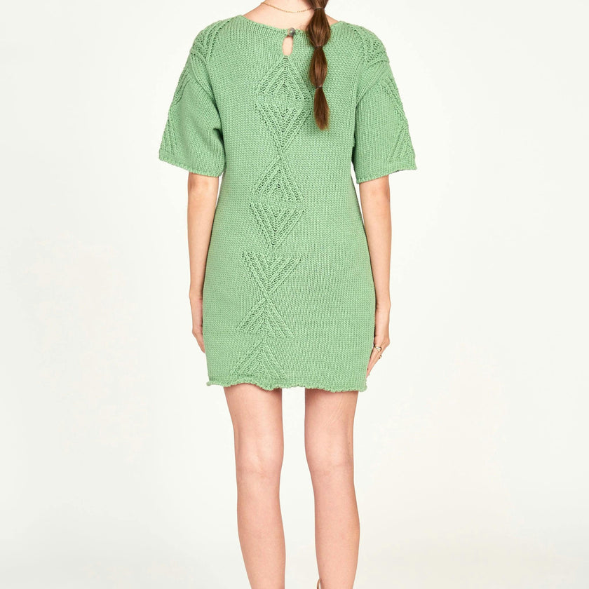 Osaka Short Dress, Green