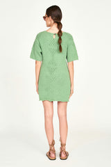 Osaka Short Dress, Green