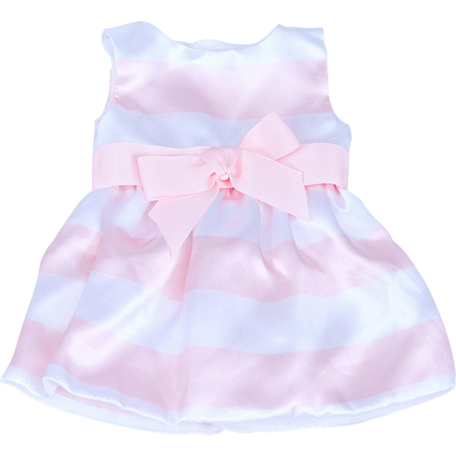 Sophia's by Teamson Kids - 18'' Doll - Stripe Satin Party Dress & Ankle Strap Sandals