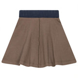 Ribbed Flare Skirt