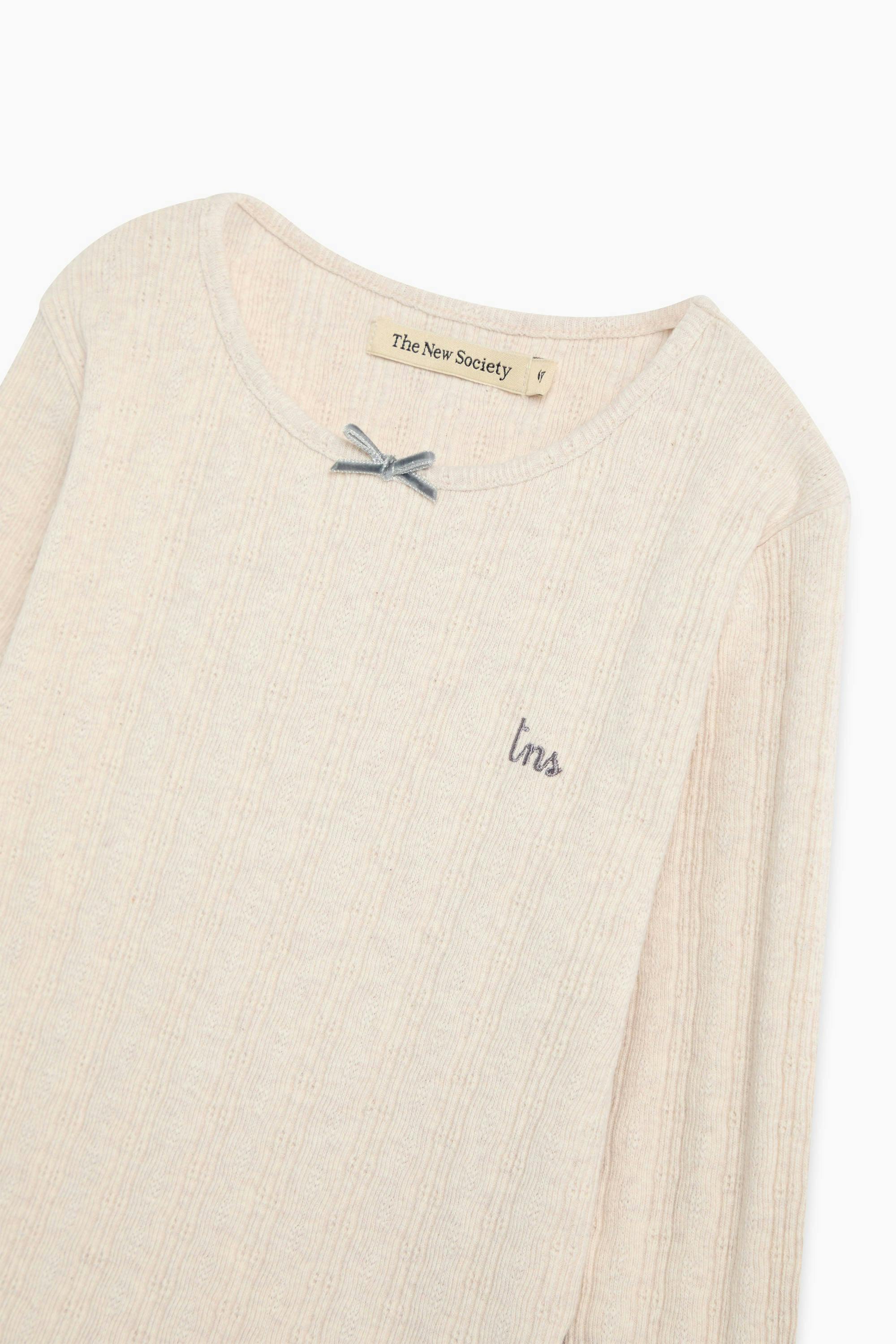 TNS Logo Tee Whisper White Melange