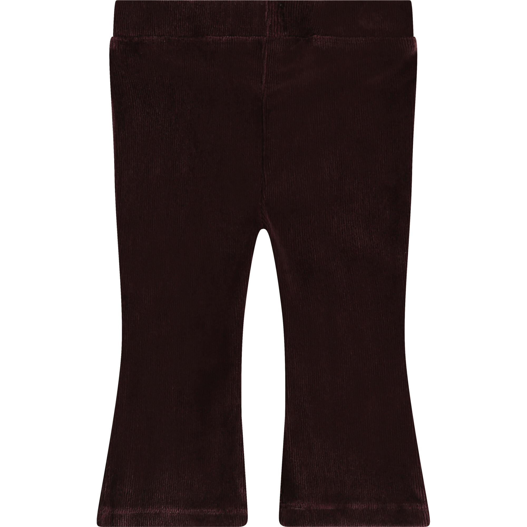 Retro Style Flare Leg Velvet Pants