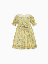 Yellow Floral Willow Girl Dress