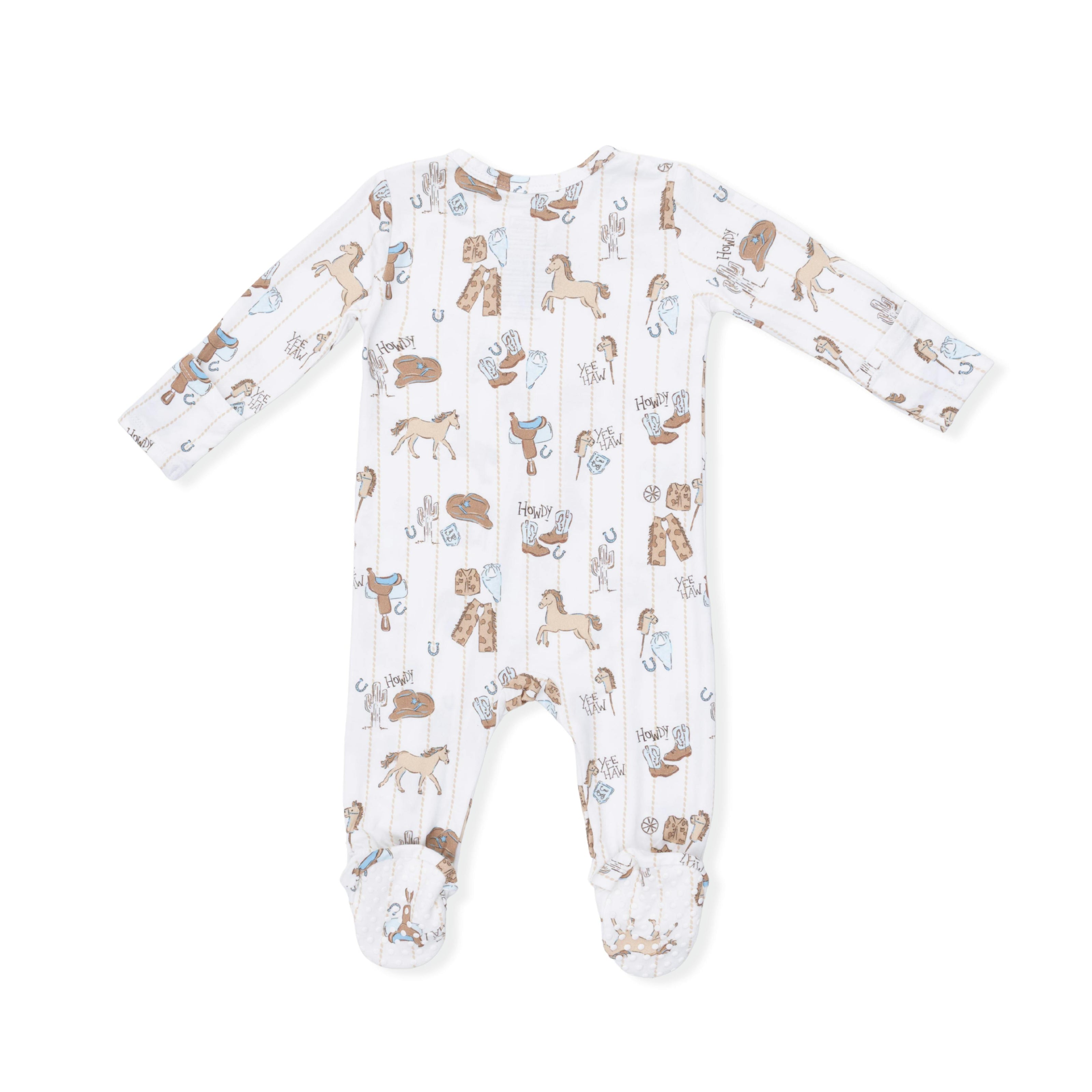 Cowboy Nursery - 2 Way Zipper Footie