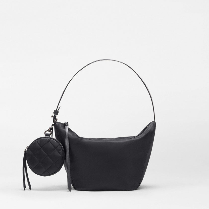 Black Small Waverly Hobo